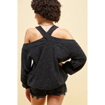 Off Shoulder Sweater Top