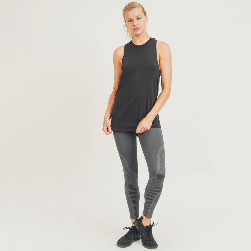 Twist Back Racerback Tank Top