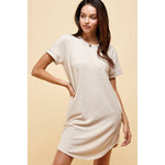 Solid T-Shirt Dress