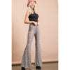 Leopard Print Flare Pants