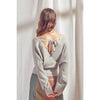 Surplice Ribbed Knit Top