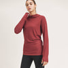 Ribbed Raglan Hoodie Top