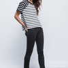 Adalyn Striped Round Neck Top