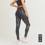 Snake Print High Waisted Leggings