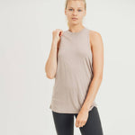 Twist Back Racerback Tank Top