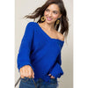 Frayed V-Neck Sweater