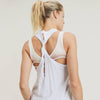 Twist Back Racerback Tank Top