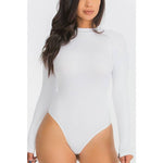 Long- Sleeve Ribbed Bodysuit