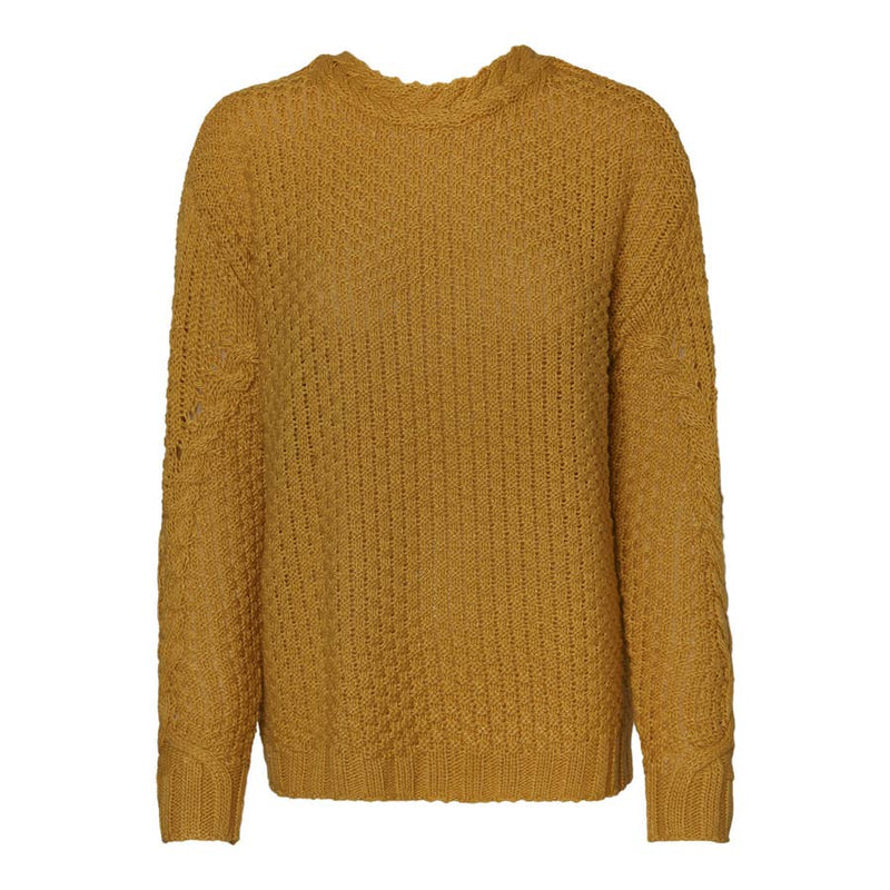 Cable V-Back Sweater