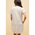 Solid T-Shirt Dress