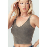Ribbed Knit Crop Top