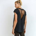 Webbed Cut-Out Back Top