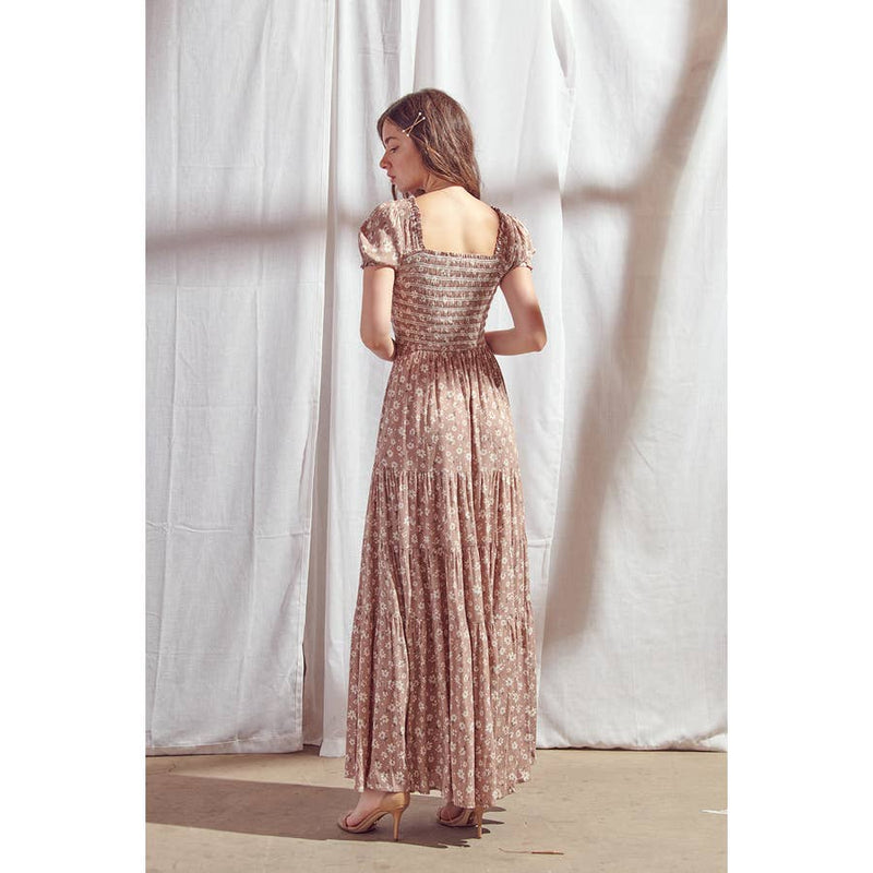 Floral Print Maxi Dress