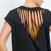 Webbed Cut-Out Back Top