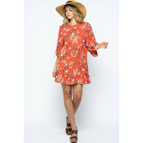 Floral Babydoll Dress