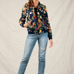 Caily Floral Bomber Jacket
