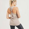 Twist Back Racerback Tank Top