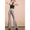 Leopard Print Flare Pants