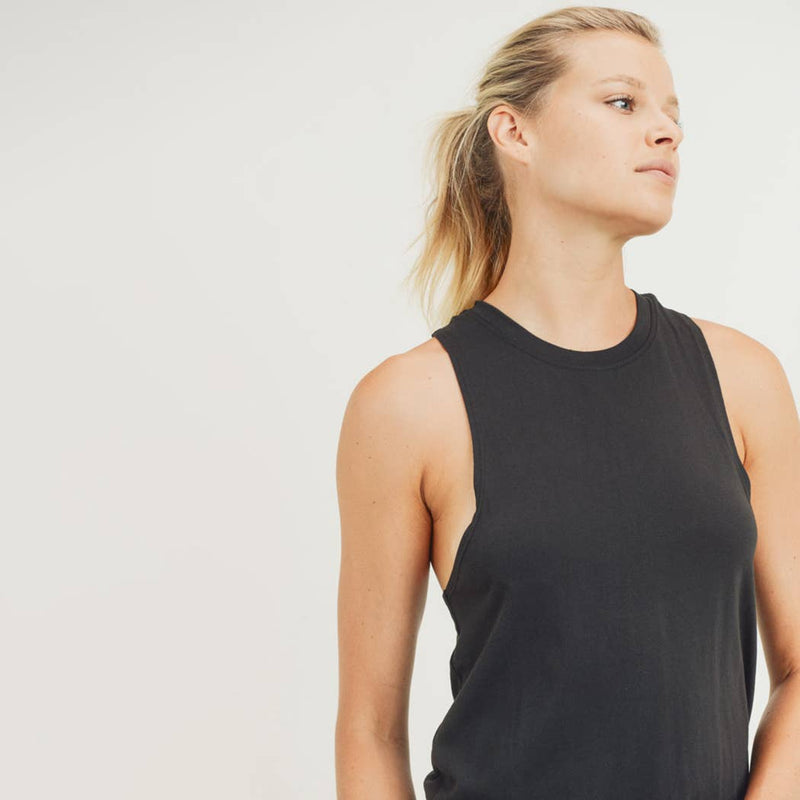 Twist Back Racerback Tank Top
